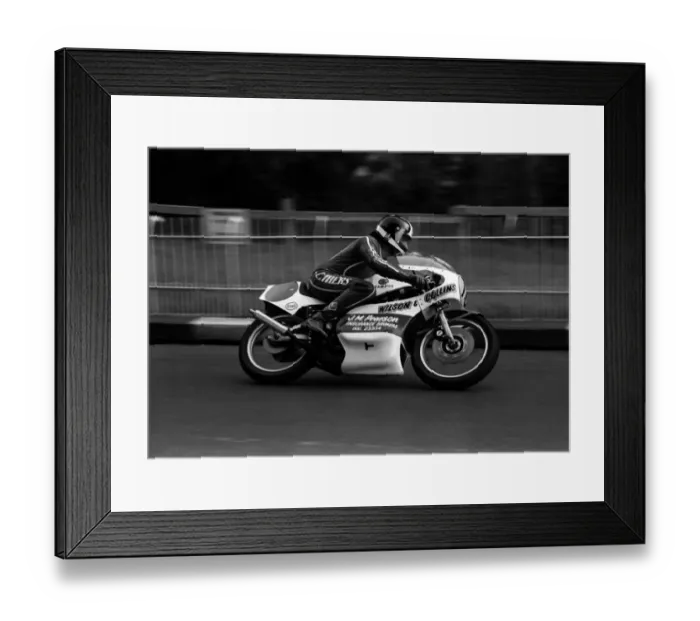 Framed Print : Roger Luckman (Yamaha) 1980 Senior Manx Grand Prix Framed Print : Roger Luckman (Yamaha) 1980 Senior Manx Grand Prix