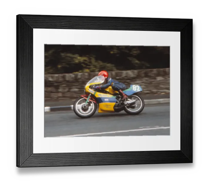 Framed Print : Brian Lund (Yamaha) 1982 Lightweight Newcomers Manx Grand Prix Framed Print : Brian Lund (Yamaha) 1982 Lightweight Newcomers Manx Grand Prix