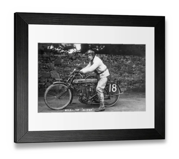 Framed Print : Norman Slatter (Alcyon) 1911 Junior TT Framed Print : Norman Slatter (Alcyon) 1911 Junior TT