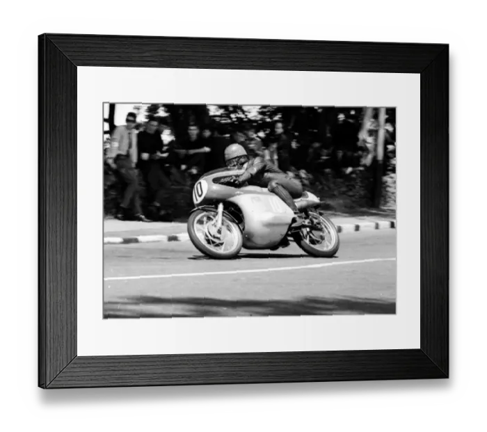Framed Print : Alan Shepherd (MZ) 1964 Lightweight TT Framed Print : Alan Shepherd (MZ) 1964 Lightweight TT