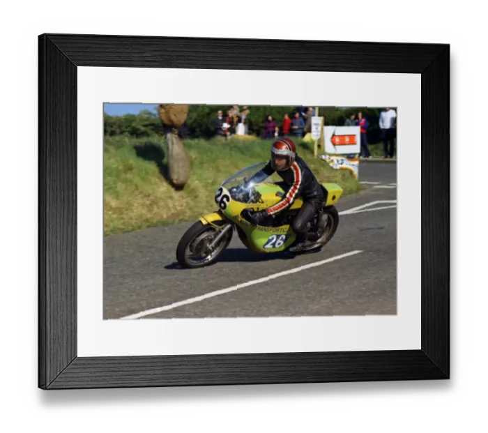 Framed Print : Joey Dunlop (Yamaha) 1974 Andreas Road Races Framed Print : Joey Dunlop (Yamaha) 1974 Andreas Road Races