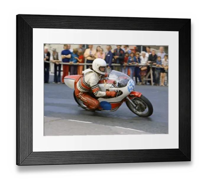 Framed Print : Erwin Chwistek (Yamaha) 1975 Junior Manx Grand Prix Framed Print : Erwin Chwistek (Yamaha) 1975 Junior Manx Grand Prix