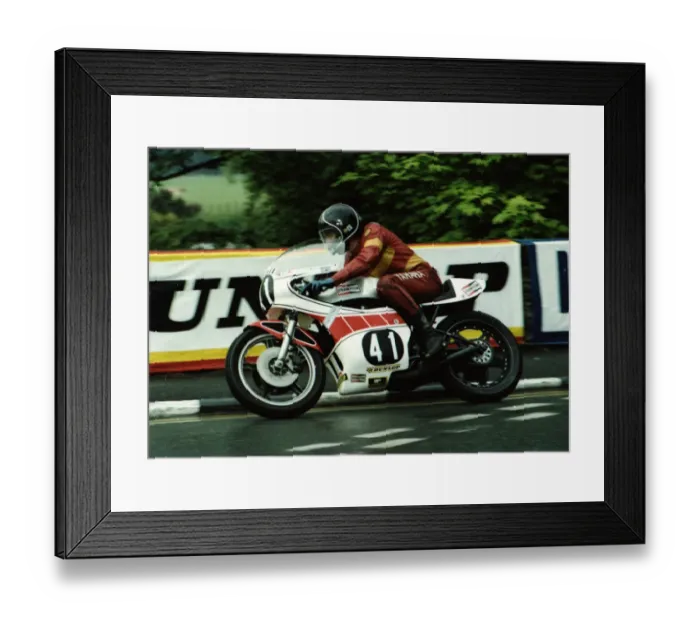 Framed Print : Dennis Casement (Yamaha) 1980 Formula Three TT Framed Print : Dennis Casement (Yamaha) 1980 Formula Three TT