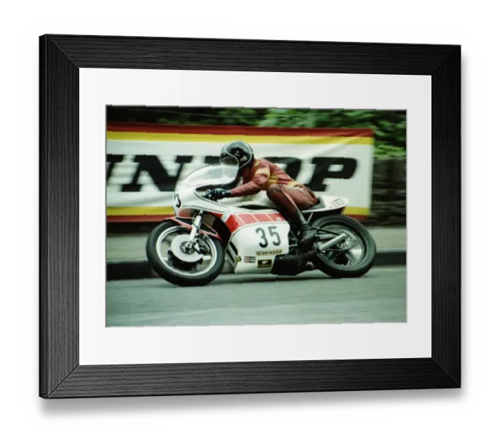 Framed Print : Dennis Casement (Yamaha) 1980 Classic TT Framed Print : Dennis Casement (Yamaha) 1980 Classic TT