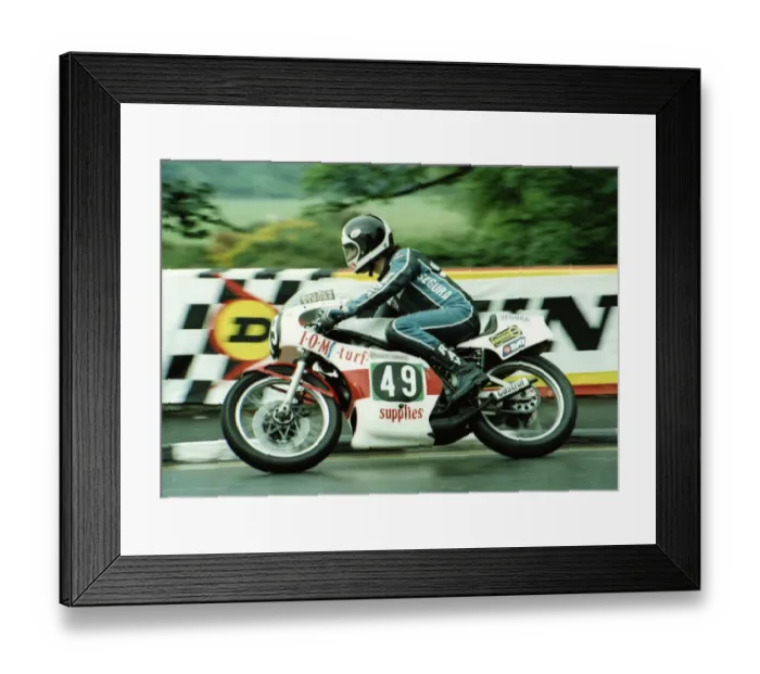Framed Print : John Weeden (Yamaha) 1980 Formula Three TT Framed Print : John Weeden (Yamaha) 1980 Formula Three TT