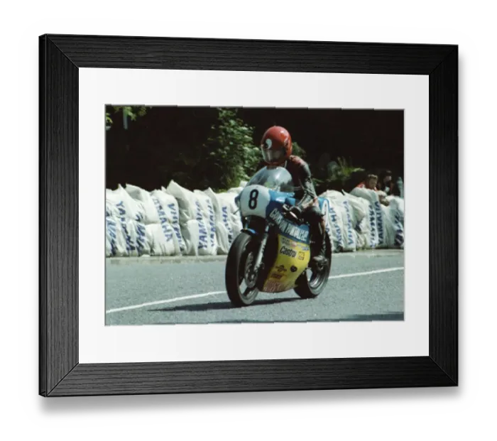 Framed Print : Ian Richards (Kawasaki) 1981 Classic TT Framed Print : Ian Richards (Kawasaki) 1981 Classic TT