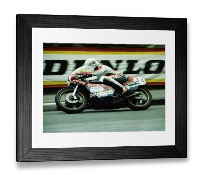 Framed Print : Kenny Harrison (Yamaha) 1980 Classic TT Framed Print : Kenny Harrison (Yamaha) 1980 Classic TT