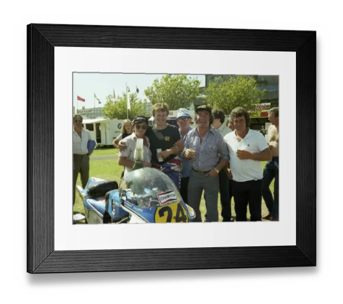 Framed Print : The winner Norman Brown (Hector Neill Suzuki) 1982 Senior TT Framed Print : The winner Norman Brown (Hector Neill Suzuki) 1982 Senior TT