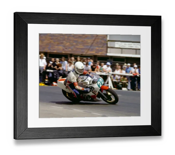 Framed Print : Norman Brown (Yamaha) 1982 Lightweight TT Framed Print : Norman Brown (Yamaha) 1982 Lightweight TT