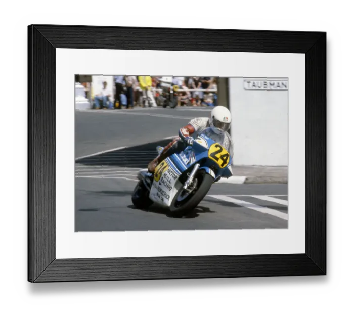Framed Print : Norman Brown (Suzuki) 1982 Senior TT Framed Print : Norman Brown (Suzuki) 1982 Senior TT