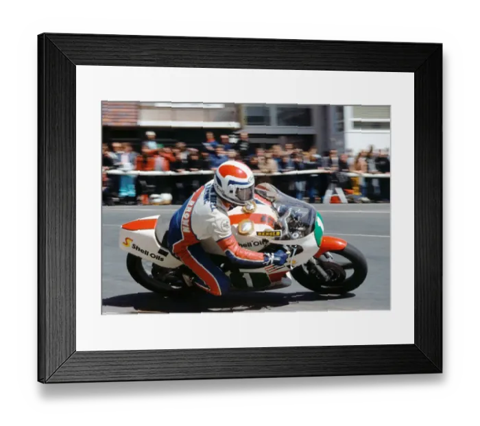 Framed Print : Norman Brown (Yamaha) 1983 Lightweight TT Framed Print : Norman Brown (Yamaha) 1983 Lightweight TT