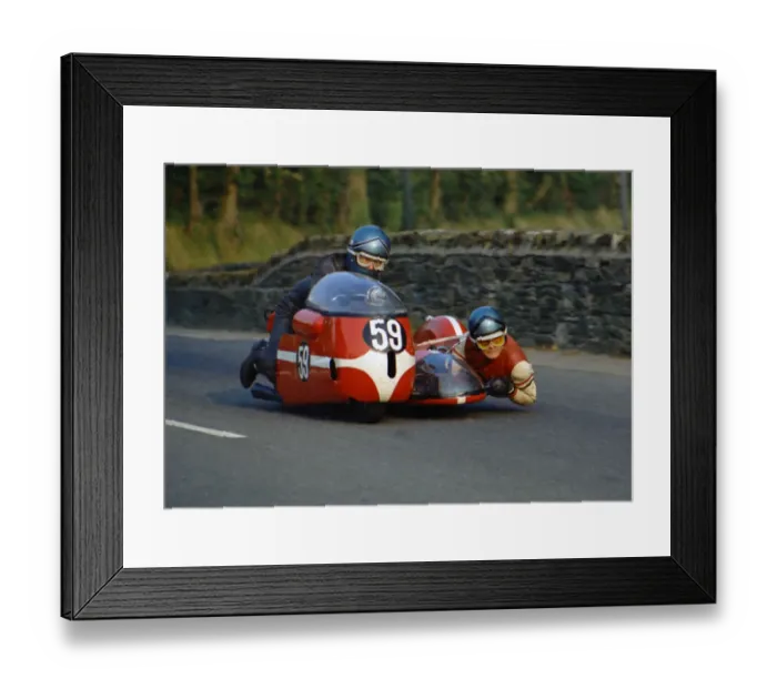 Framed Print : Trevor Ireson & G C Hunt (Triumph) 1971 500 Sidecar TT Framed Print : Trevor Ireson & G C Hunt (Triumph) 1971 500 Sidecar TT