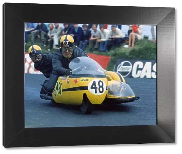 Fred Cornbill & Mike Tinkler (Triumph) 1970 750 Sidecar TT