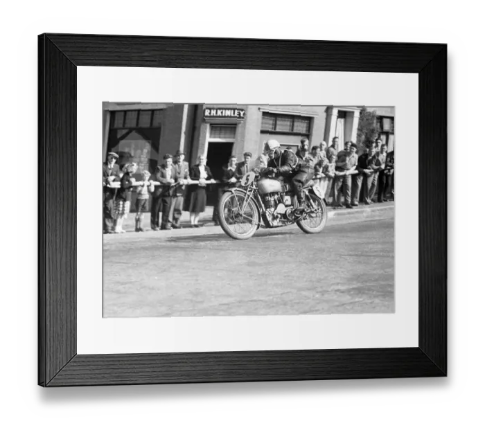 Framed Print : Henry Harrison (OK Supreme) 1951 Lightweight TT Framed Print : Henry Harrison (OK Supreme) 1951 Lightweight TT