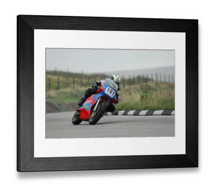Framed Print : Richard Charlton (Ducati) 2013 Formula Two Classic TT Framed Print : Richard Charlton (Ducati) 2013 Formula Two Classic TT