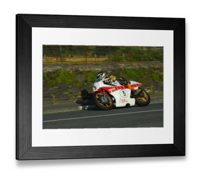 Framed Print : Dan Cooper (Yamaha) 2013 Formula One Classic TT Framed Print : Dan Cooper (Yamaha) 2013 Formula One Classic TT