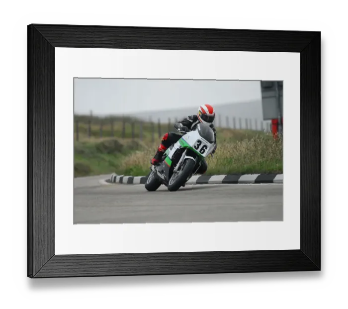 Framed Print : Cliff Tabiner (Kawasaki) 2013 Formula One Classic TT Framed Print : Cliff Tabiner (Kawasaki) 2013 Formula One Classic TT