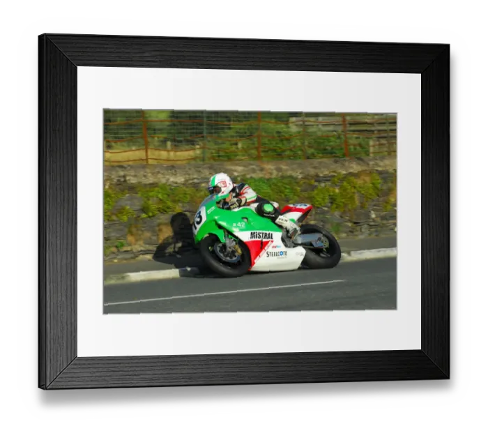 Framed Print : Paul Owen (Kawasaki) 2013 Formula One Classic TT Framed Print : Paul Owen (Kawasaki) 2013 Formula One Classic TT