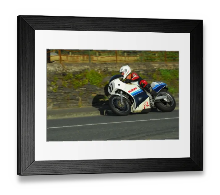 Framed Print : Paul Coward (Suzuki) 2013 Formula One Classic TT Framed Print : Paul Coward (Suzuki) 2013 Formula One Classic TT