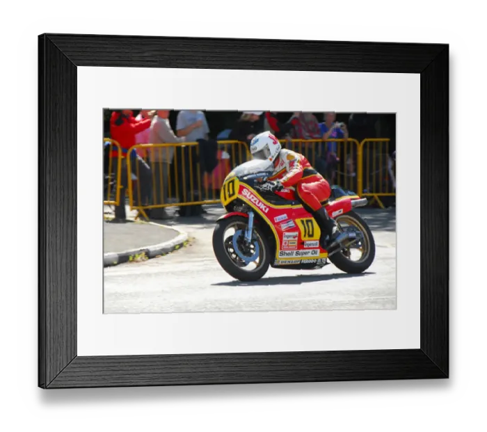 Framed Print : Mick Grant (Suzuki) 2014 Parade Lap Framed Print : Mick Grant (Suzuki) 2014 Parade Lap