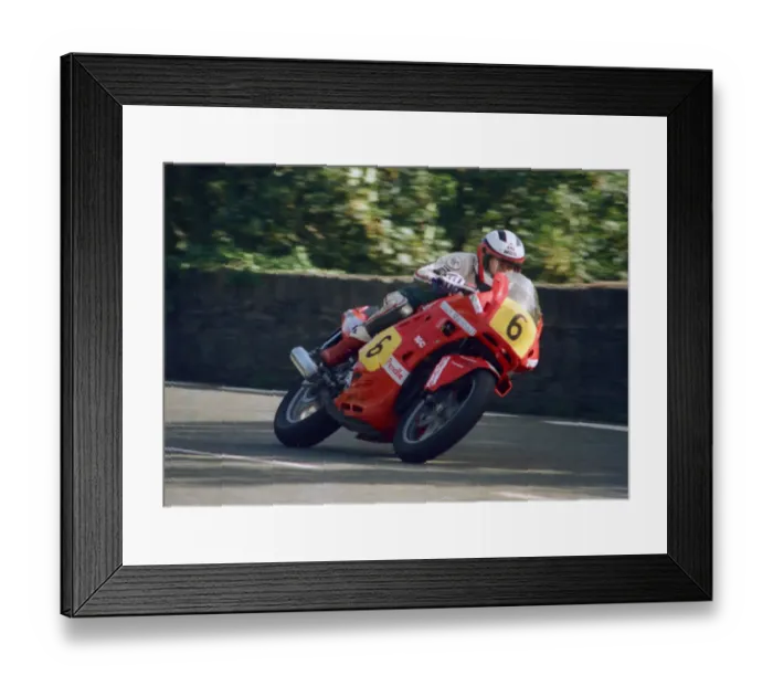 Framed Print : Stuart Marshall (Honda) 1987 Senior Manx Grand Prix Framed Print : Stuart Marshall (Honda) 1987 Senior Manx Grand Prix