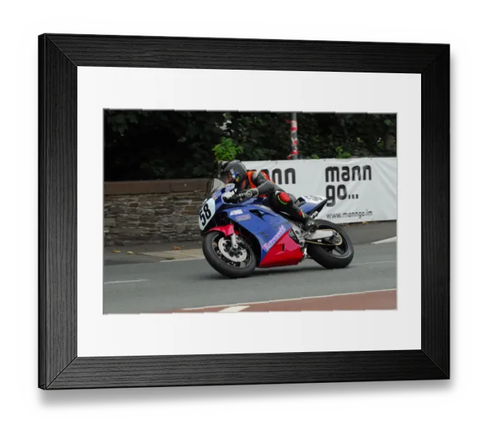 Framed Print : James Ford (Kawasaki) 2013 Formula One Classic TT Framed Print : James Ford (Kawasaki) 2013 Formula One Classic TT
