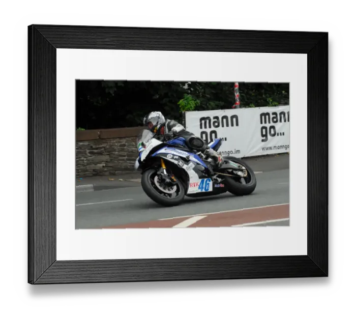 Framed Print : Tapio Mustonen (Yamaha) 2013 Junior Manx Grand Prix Framed Print : Tapio Mustonen (Yamaha) 2013 Junior Manx Grand Prix