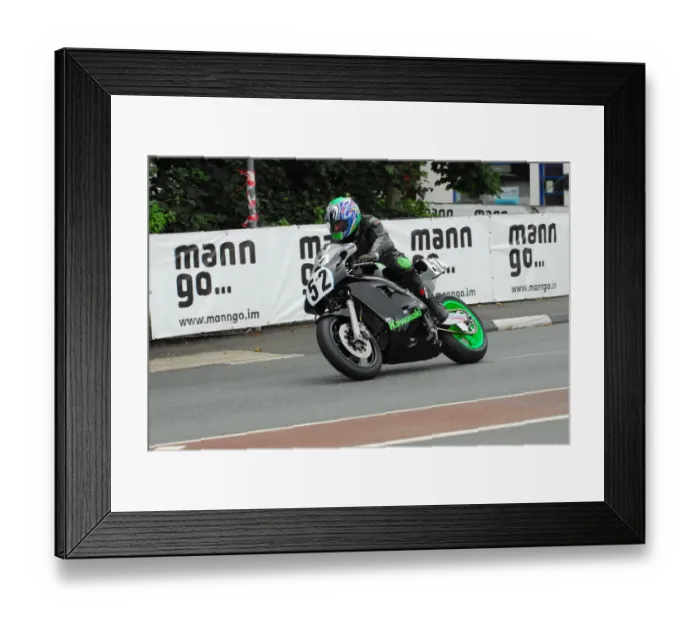 Framed Print : Paul Wilson (Kawasaki) 2013 Formula one Classic TT Framed Print : Paul Wilson (Kawasaki) 2013 Formula one Classic TT