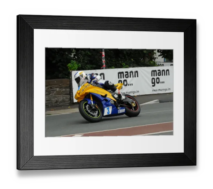 Framed Print : Michael Russell (Yamaha) 2013 Junior Manx Grand Prix Framed Print : Michael Russell (Yamaha) 2013 Junior Manx Grand Prix