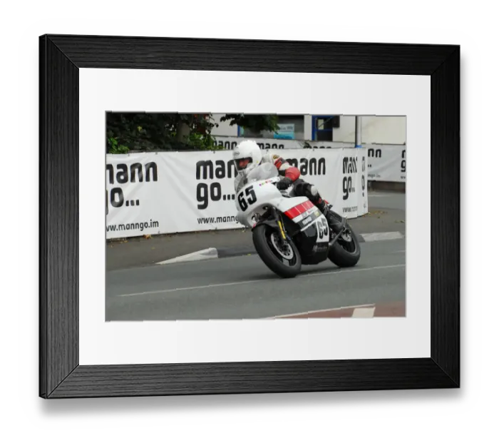 Framed Print : David Crussell (Yamaha) 2013 Formula One Classic TT Framed Print : David Crussell (Yamaha) 2013 Formula One Classic TT
