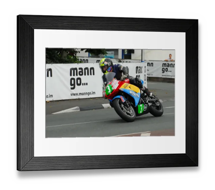 Framed Print : Mike Minns (Kawasaki) 2013 Lightweight Manx Grand Prix Framed Print : Mike Minns (Kawasaki) 2013 Lightweight Manx Grand Prix