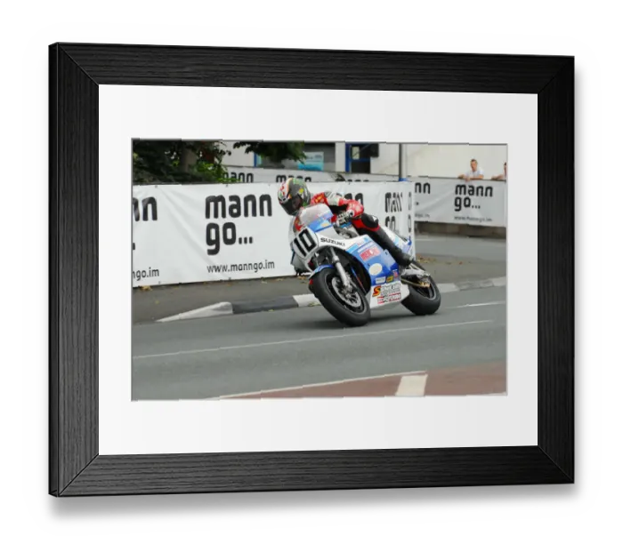 Framed Print : Conor Cummins (Suzuki) 2013 Formula One Classic TT Framed Print : Conor Cummins (Suzuki) 2013 Formula One Classic TT