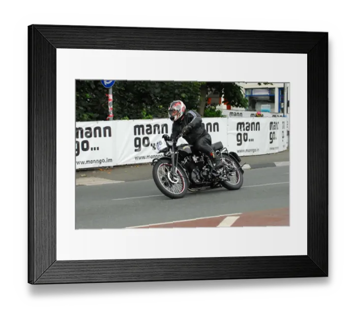 Framed Print : Keith Arkle (Vincent) 2013 Classic TT Parade Lap Framed Print : Keith Arkle (Vincent) 2013 Classic TT Parade Lap