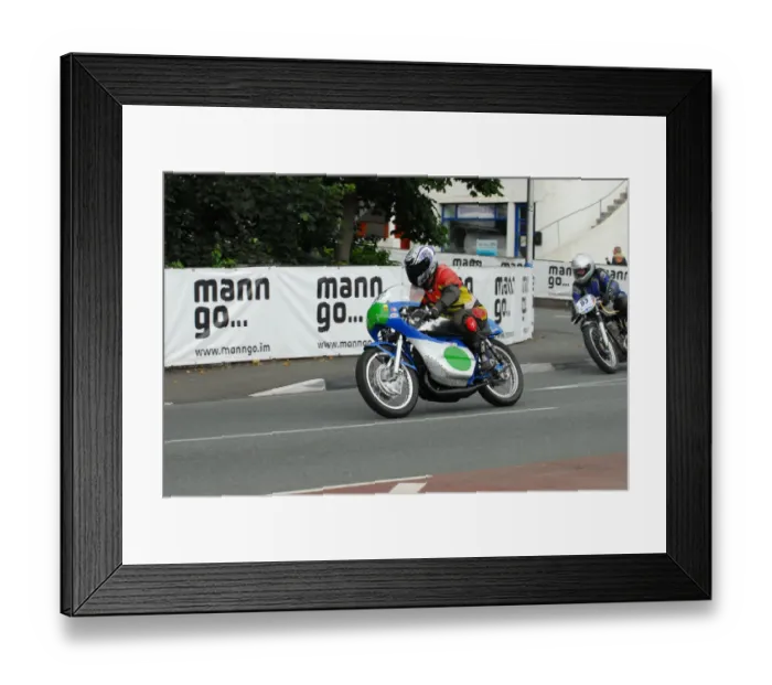 Framed Print : Mike Hollis (Suzuki) 2013 Classic TT Parade Lap Framed Print : Mike Hollis (Suzuki) 2013 Classic TT Parade Lap