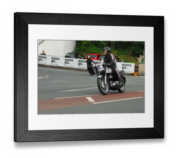 Framed Print : Peter Harrison (Norton) 2013 Classic TT Parade Lap Framed Print : Peter Harrison (Norton) 2013 Classic TT Parade Lap