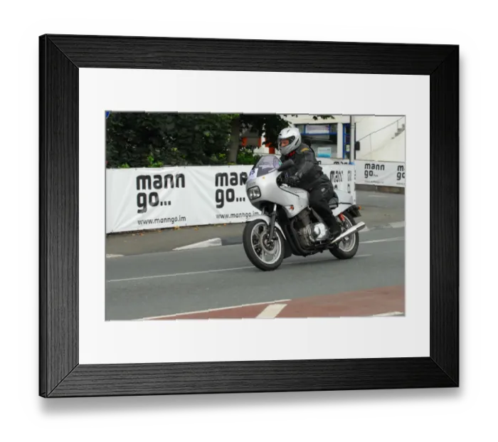 Framed Print : William Morgan (Laverda) 2013 Classic TT Parade Lap Framed Print : William Morgan (Laverda) 2013 Classic TT Parade Lap