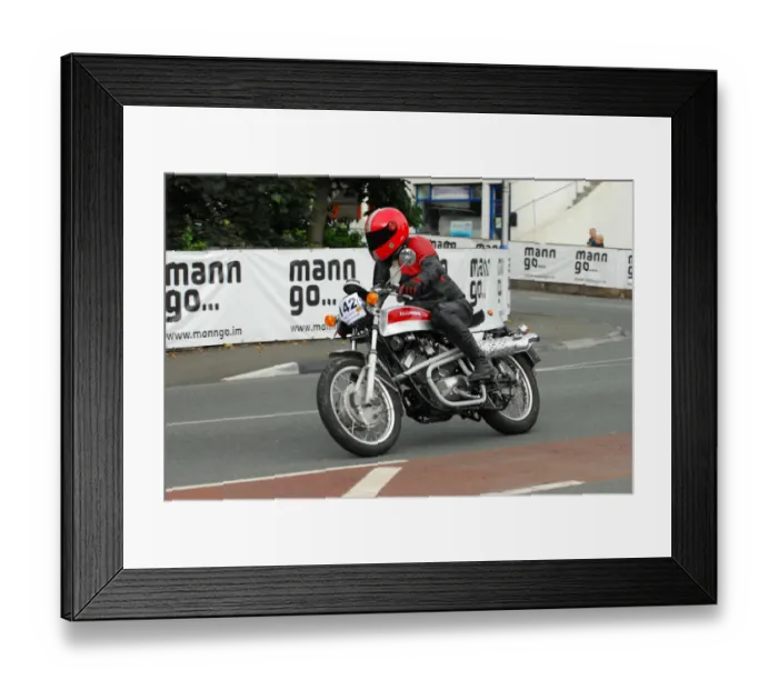 Framed Print : Michael Wuertz (Morini) 2013 Classic TT Parade Lap Framed Print : Michael Wuertz (Morini) 2013 Classic TT Parade Lap