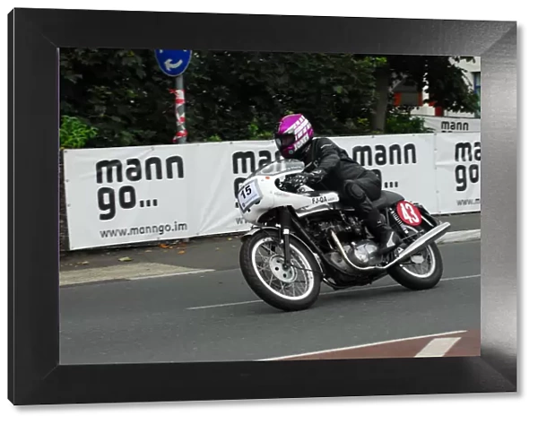 Frank Jones (Triumph) 2013 Classic TT Parade Lap