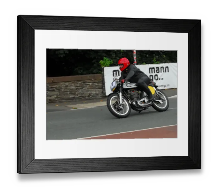Framed Print : Eric Arnold (Norton) 2013 Classic TT Parade Lap Framed Print : Eric Arnold (Norton) 2013 Classic TT Parade Lap