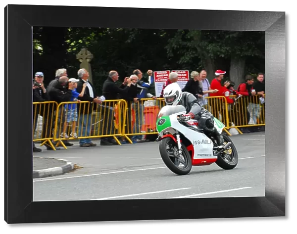 David Audland (Yamaha) 2013 Classic TT Lap of Honour