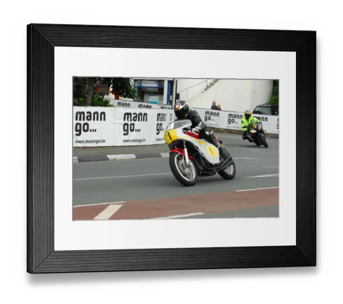 Framed Print : John Cliffe (Honda) 2013 Classic TT Parade Lap Framed Print : John Cliffe (Honda) 2013 Classic TT Parade Lap
