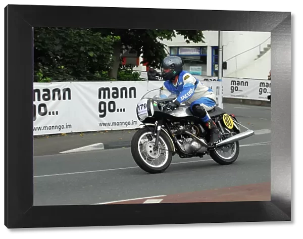 Robert Goodpaster (Triumph) 2013 Classic TT Parade Lap