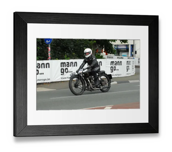 Framed Print : William Bewley (Sunbeam) 2013 Classic TT Parade Lap Framed Print : William Bewley (Sunbeam) 2013 Classic TT Parade Lap