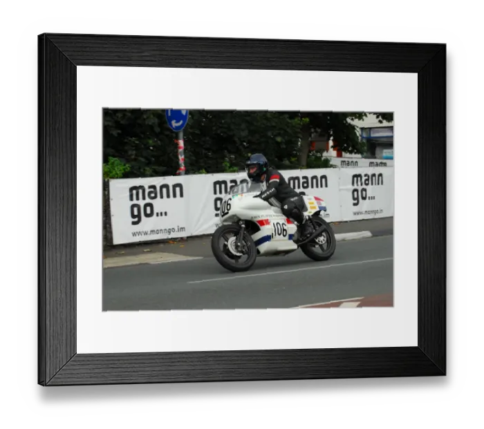 Framed Print : Jamie Waters (Norton) 2013 Classic TT Parade Lap