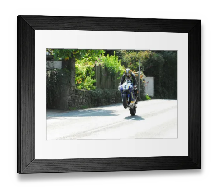 Framed Print : John Barton (Kawasaki) 2013 Formula One Classic TT Framed Print : John Barton (Kawasaki) 2013 Formula One Classic TT