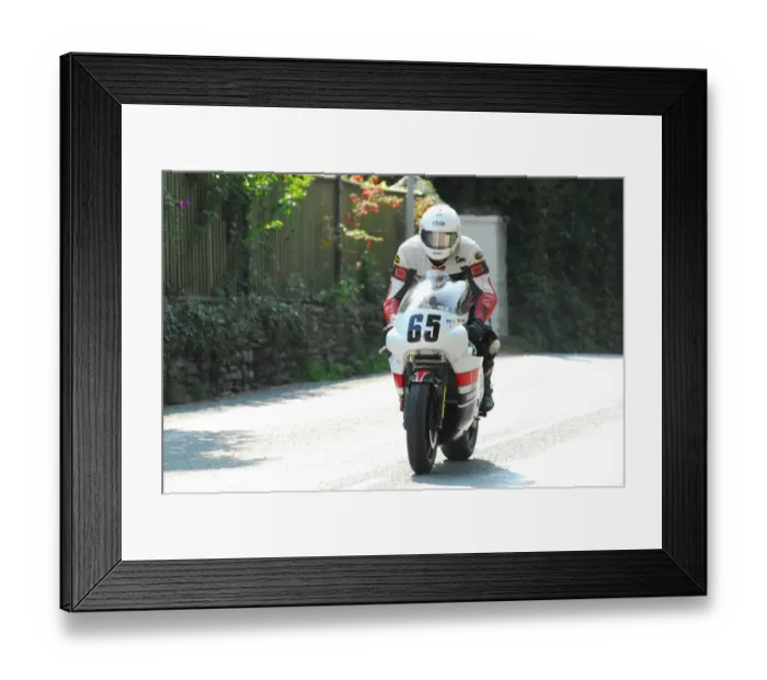 Framed Print : David Crussell (Suzuki) 2013 Formula One Classic TT Framed Print : David Crussell (Suzuki) 2013 Formula One Classic TT