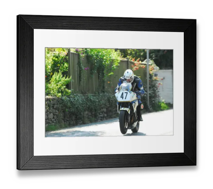 Framed Print : Alan Bud Jackson (Yamaha) 2013 Formula One Classic TT Framed Print : Alan Bud Jackson (Yamaha) 2013 Formula One Classic TT