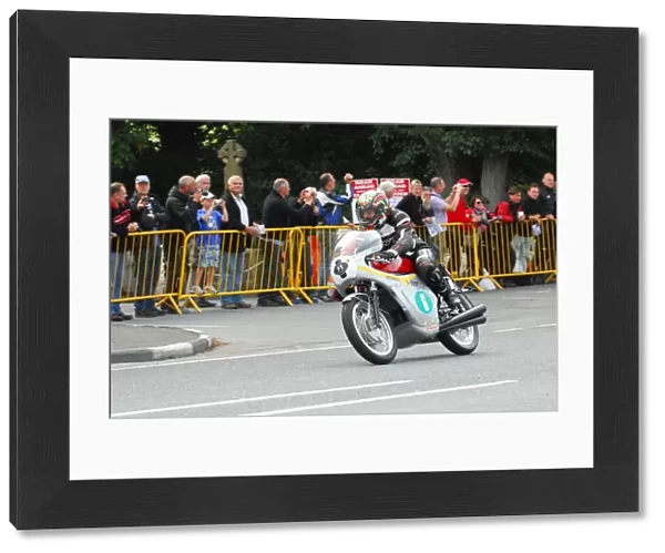 Billy Bamber (Honda) 2013 Classic TT Lap of Honour