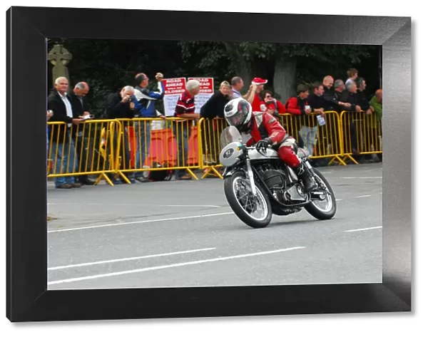 Floyd Miles (Norton) 2013 Classic TT Lap of Honour