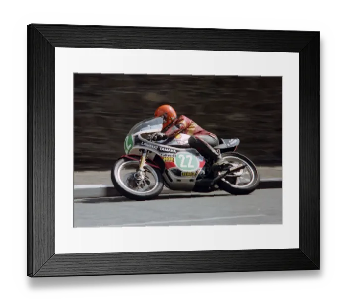 Framed Print : Alan Jackson (Yamaha) 1979 Junior TT Framed Print : Alan Jackson (Yamaha) 1979 Junior TT